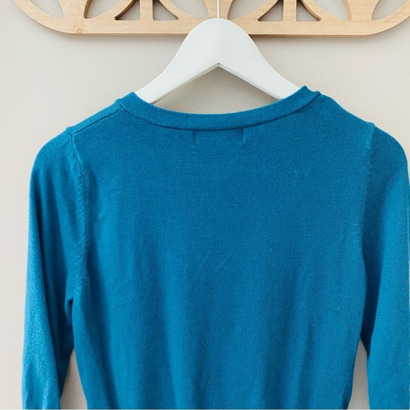 Mossimo Supply Co. Button Up Cardigan Blue/Green Sz Medium - Picture 7 of 9